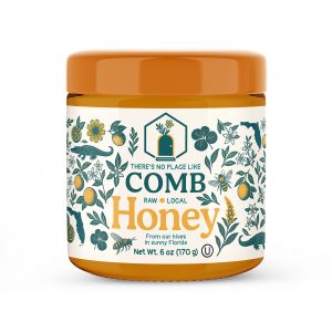 Florida Honey, Raw Local – 6 oz – There’s No Place Like Comb
